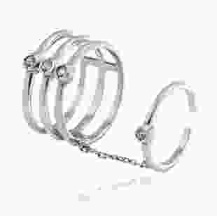 Серебряное кольцо на фалангу Бьянка