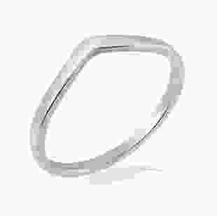 Серебряное кольцо на среднюю фалангу Удача