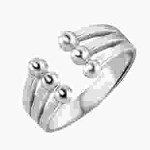 Серебряное кольцо на среднюю фалангу Равновесие