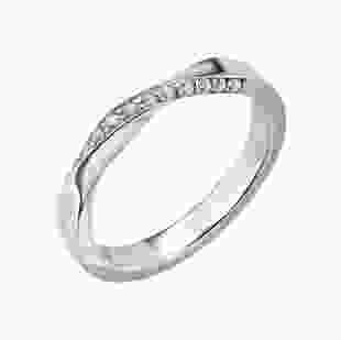 Серебряное кольцо Ленточка