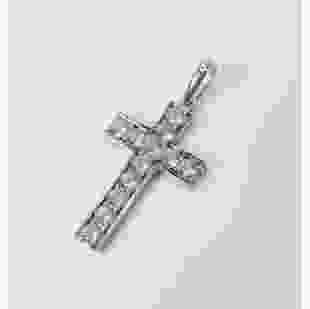 Срібний підвіс Хрест