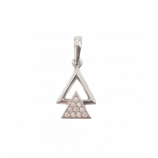 Срібний підвіс Трикутник