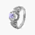 Серебряное кольцо с аметистом Элла