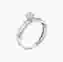 Серебряное кольцо для помолвки с камнем Аллегра