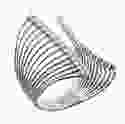 Серебряное кольцо с цирконием Арфа