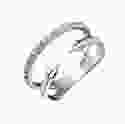 Серебряное кольцо на среднюю фалангу Согласие