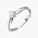 Серебряное кольцо для помолвки с камнем Афродита