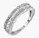 Серебряное кольцо с белыми камнями Изысканность