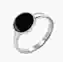 Серебряное кольцо с черной эмалью Основа