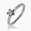 Серебряное кольцо с камнем для помолвки Памелла