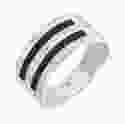 Срібний перстень з емаллю Завойовник