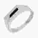 Срібний перстень чоловічий з емаллю Напрямок