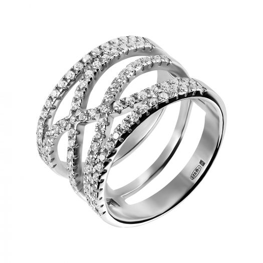 Серебряное кольцо с цирконием Аризона