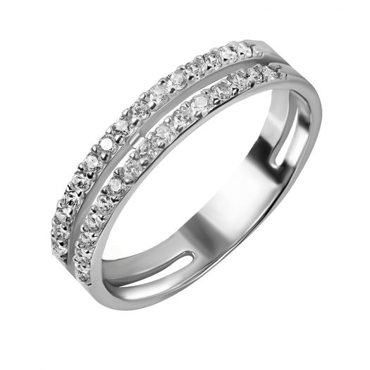 Серебряное кольцо двойное Аэлита