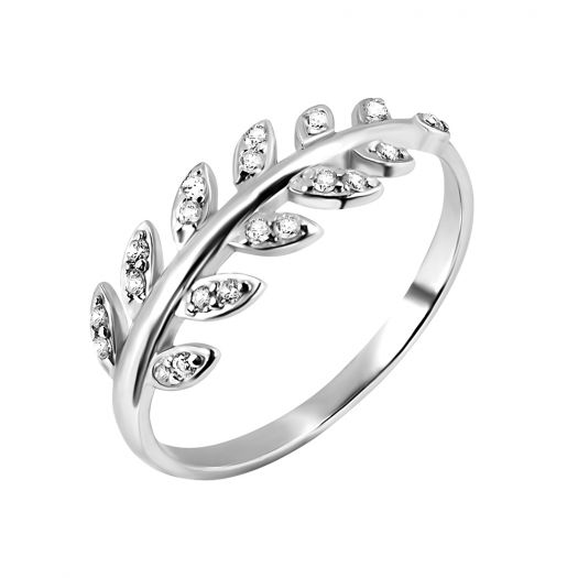 Серебряное кольцо с камнями Нета