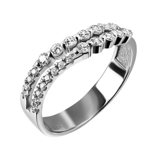 Серебряное кольцо с камнями Венеция