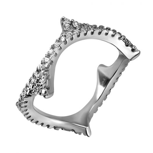 Серебряное кольцо Ева