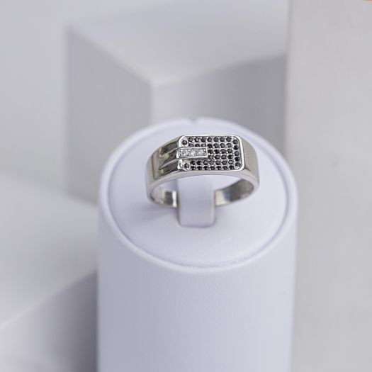 Срібний перстень чоловічий Валентайн