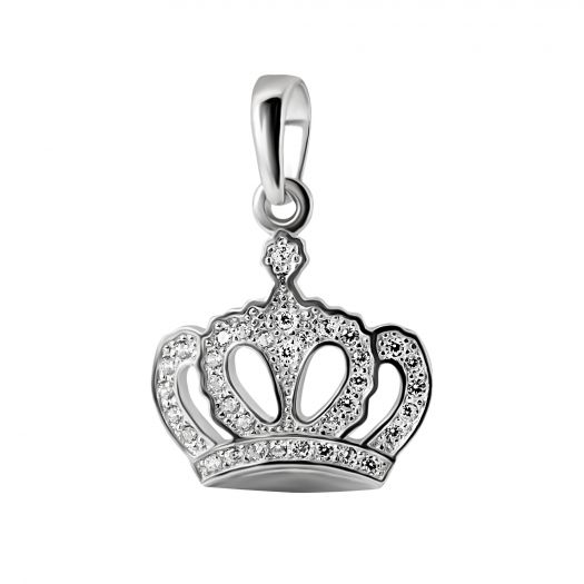 Срібна підвіска Корона Монарха
