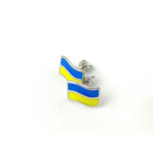 Сережки пусетні Прапор України