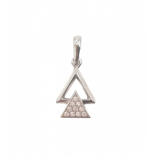 Срібний підвіс Трикутник